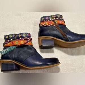 Colorful Ankle Boots